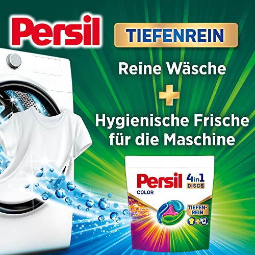 Persil Color 4-in-1 DISCS (60 washes), detergent with deep cleaning technology, colour detergent for clean wash and hygienic freshness for the machine - Image 6