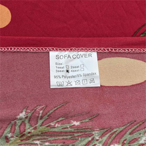 Housse canapé Noël douce couverture intégrale extensible salon chic - 8