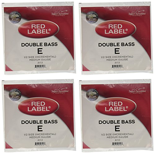 Cordes basse Super Sensible 8103 Red Label pour un accordage G D A E stable