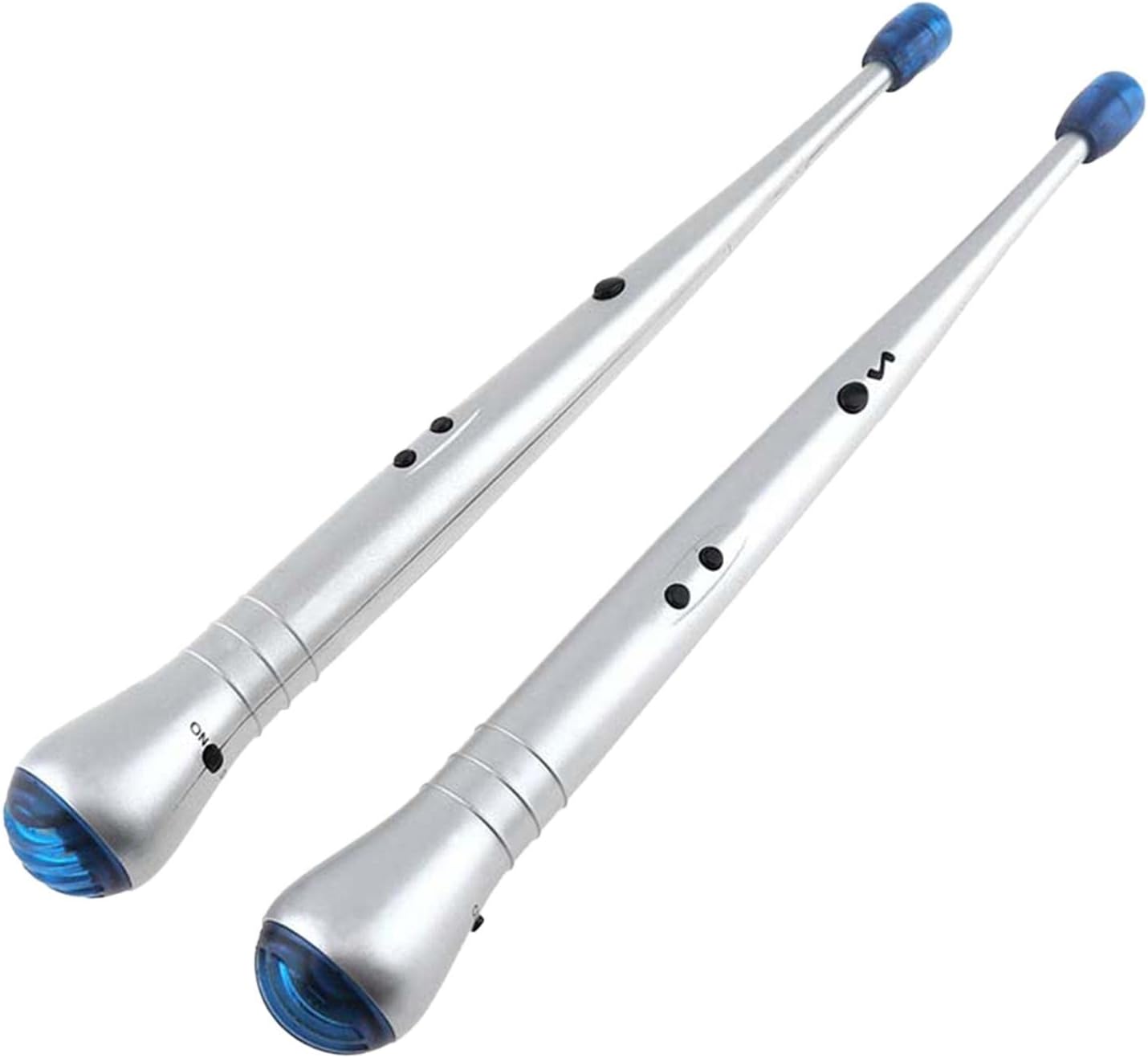 1 Pair Electronic Air Drum Rock Beat Rhythm Sticks, Percussion Tools, Digital Air Drum Sticks for Family Reunions, Kids, Teenagers