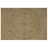 Homgoday Runder Juteteppich - Moderner Wohnraum-Design, für Familien und Entspannungszonen, handgefertigt, maschinenwaschbar Heimdekoration,für Flure, Wohnzimmer und Schlafzimmer Model42010747