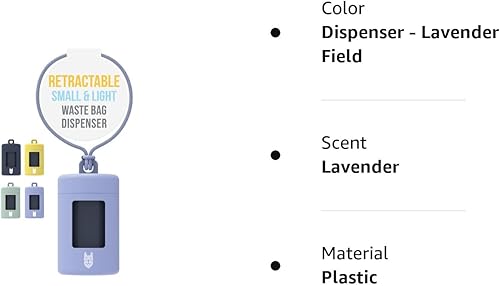 Miniatura 7 de SVD.PET Dispensador de bolsas para excrementos de perro, dispensador de bolsas de basura retráctil, soporte ligero para bolsas de excrementos,