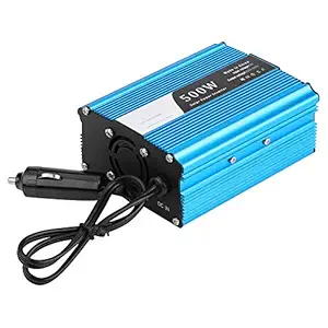 KIMISS 500W DC 12V to AC 220V-240V Peak 600W Car Power Inverter Converter Dual USB Adapter