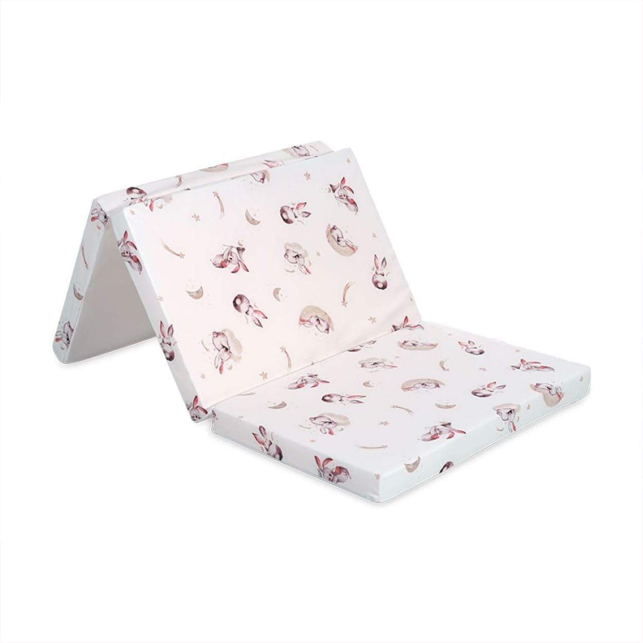 Lorelli Materac dziecięcy Classic składany, 120 x 60 x 5 cm, poszewka nadająca się do prania pianka, kolor: beżowy