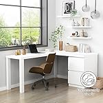 Forbena White Floating Shelves for Wall Decor, 24 Inches Long Wall Shelves for Bedroom Storage, Large Deep Wall Mounted Shelves for Bathroom, Laundry Living Room Book, Kitchen, Closet, Set of 3 - Image 2