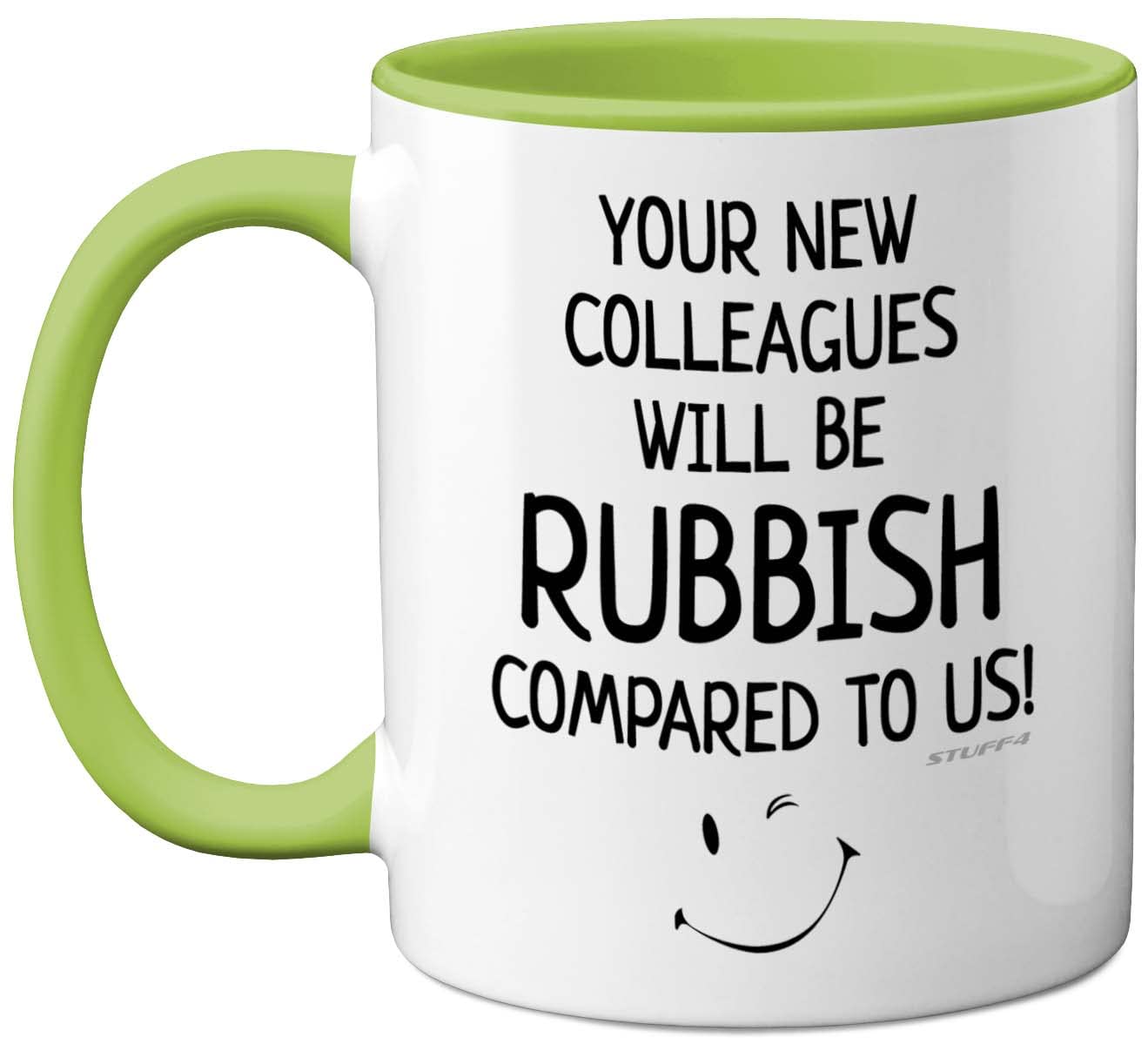 Stuff4 Funny Leaving Gifts for Colleagues Women or Men, Your New Colleagues Will Be Rubbish