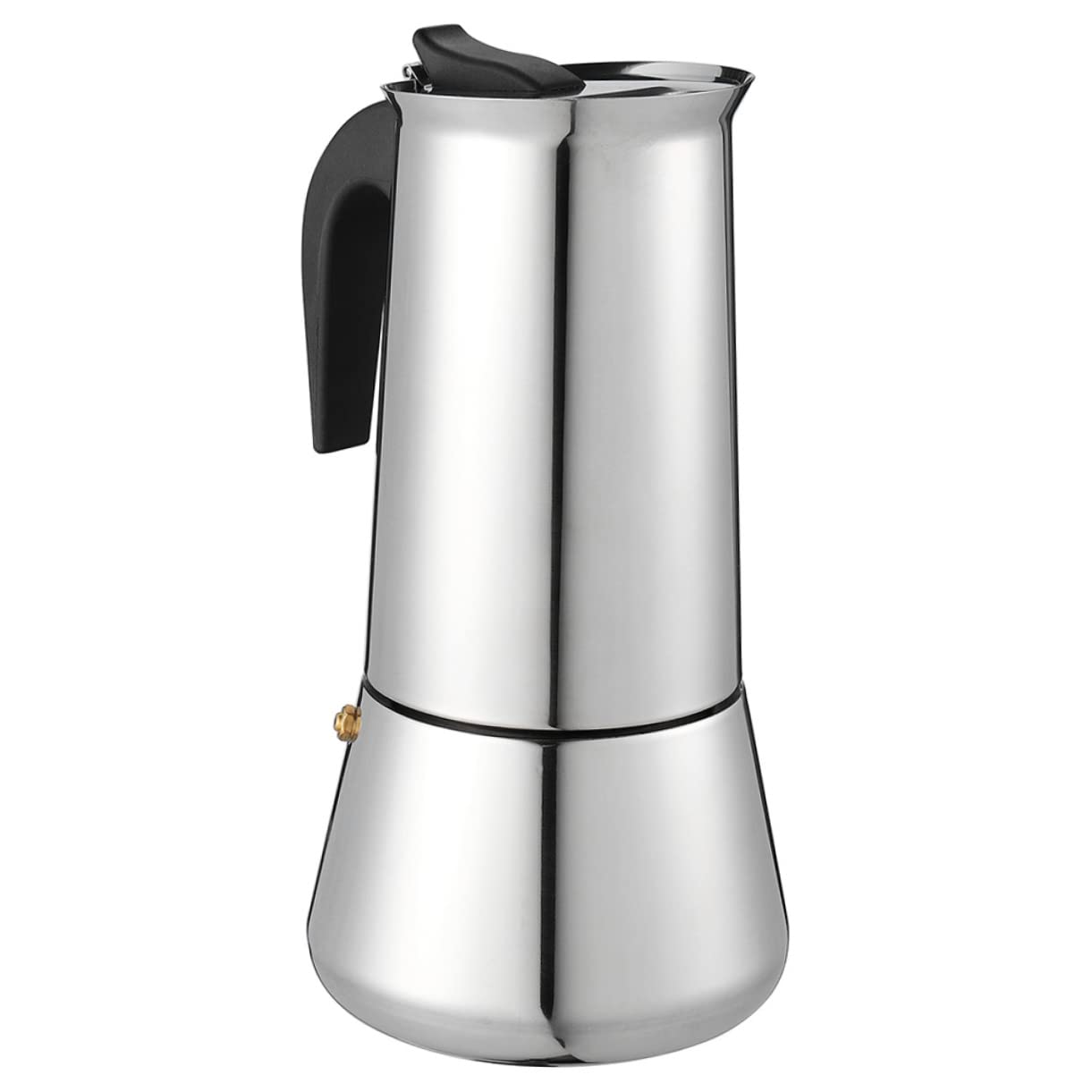 COLLBATH 1pc Stainless Steel Pot Italian Coffee Pot Expresso Coffee Machine Stovetop Pot Espresso Roast Ground Coffee Stovetop Espresso Pots Espresso Machine Italian Espresso Maker