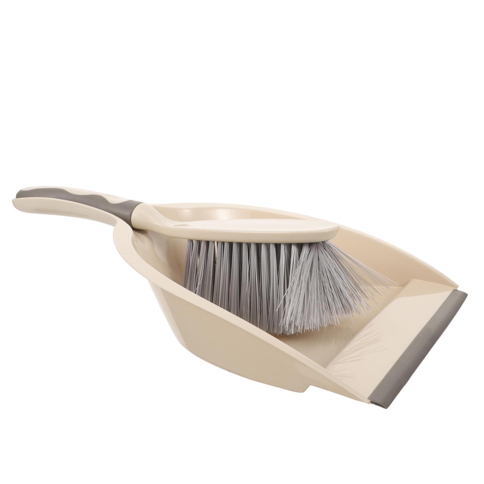 HOMOCONO 1 Set Multifunctional Cleaning Brush Broom Dustpan Desktop Cleaning Brush Handheld Broom and Dustpan Keyboards for Computers Household Brooms Cleaning Kit Mini Hand Broom Pp White