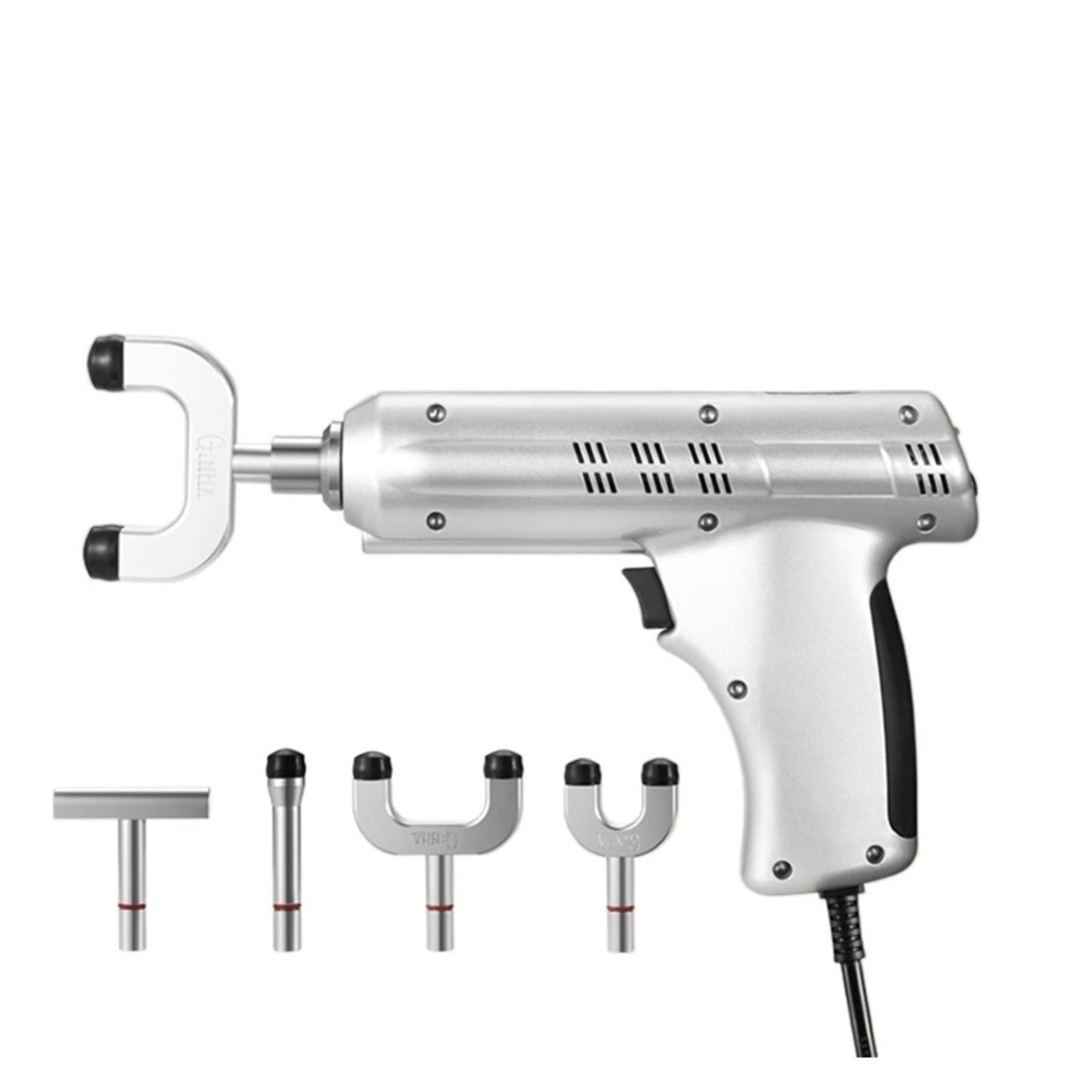 KOZWAY 4 Heads Adjustable Chiropractic Adjusting Instrument Electric Correction Gun Activator Massager