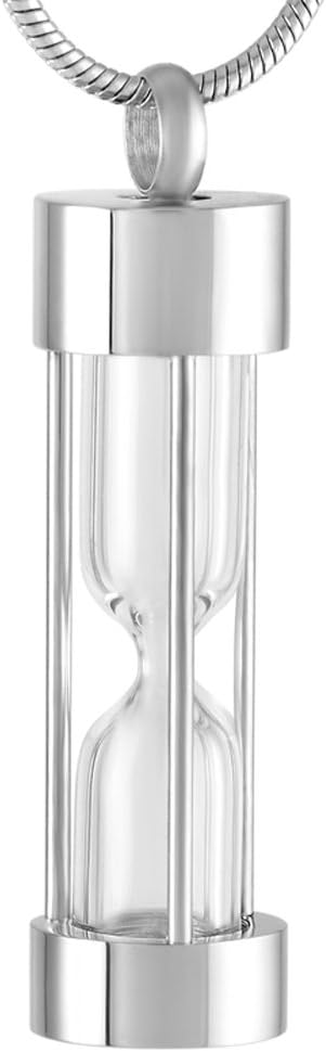 wonderful jewerly Hourglass Cremation Pendant Jewelry Hold Memorial Ashes Keepsake Urn Necklace Stainless Steel Ashe Necklace