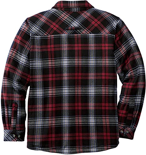 Image of Legendary Whitetails Men's Deer Camp Berber Lined Flannel Shirt Jacket
