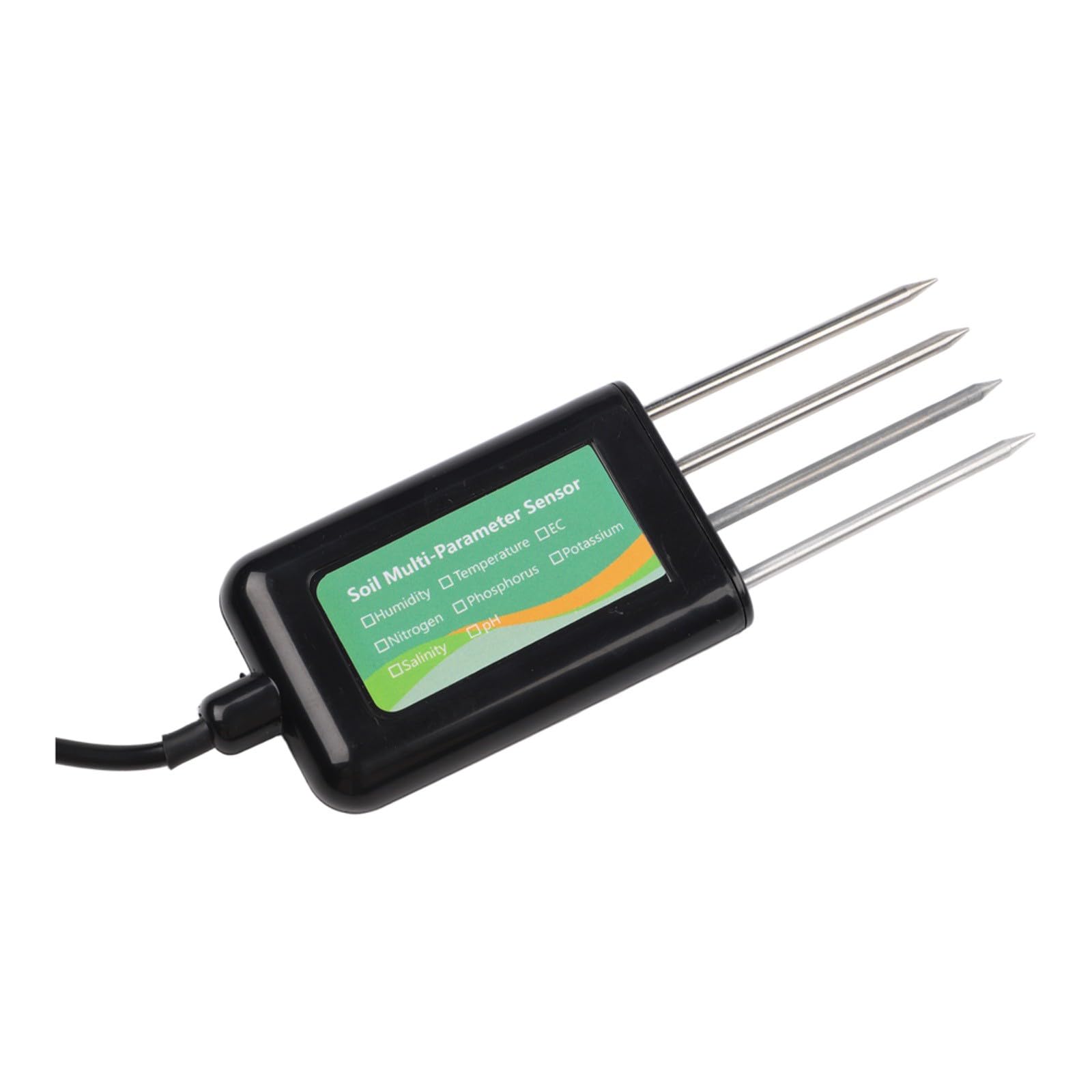 Testeur de sol USB 8 fonctions NPK pH humidité température 316L sonde en acier IP68 jardinage extérieur