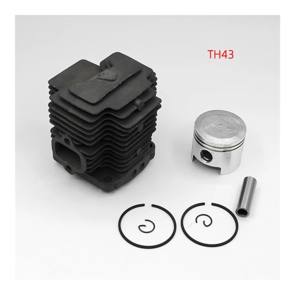 Kit de pistón de cilindro de 41,5 mm y 44 mm compatible con K-wasaki TH48, TH43, Kbl48, KBH48, TH430, KBH43A, KAAZ, cortadora de césped, desbrozadora, pieza de motor. Piezas de repuesto(Th43 41.5mm)