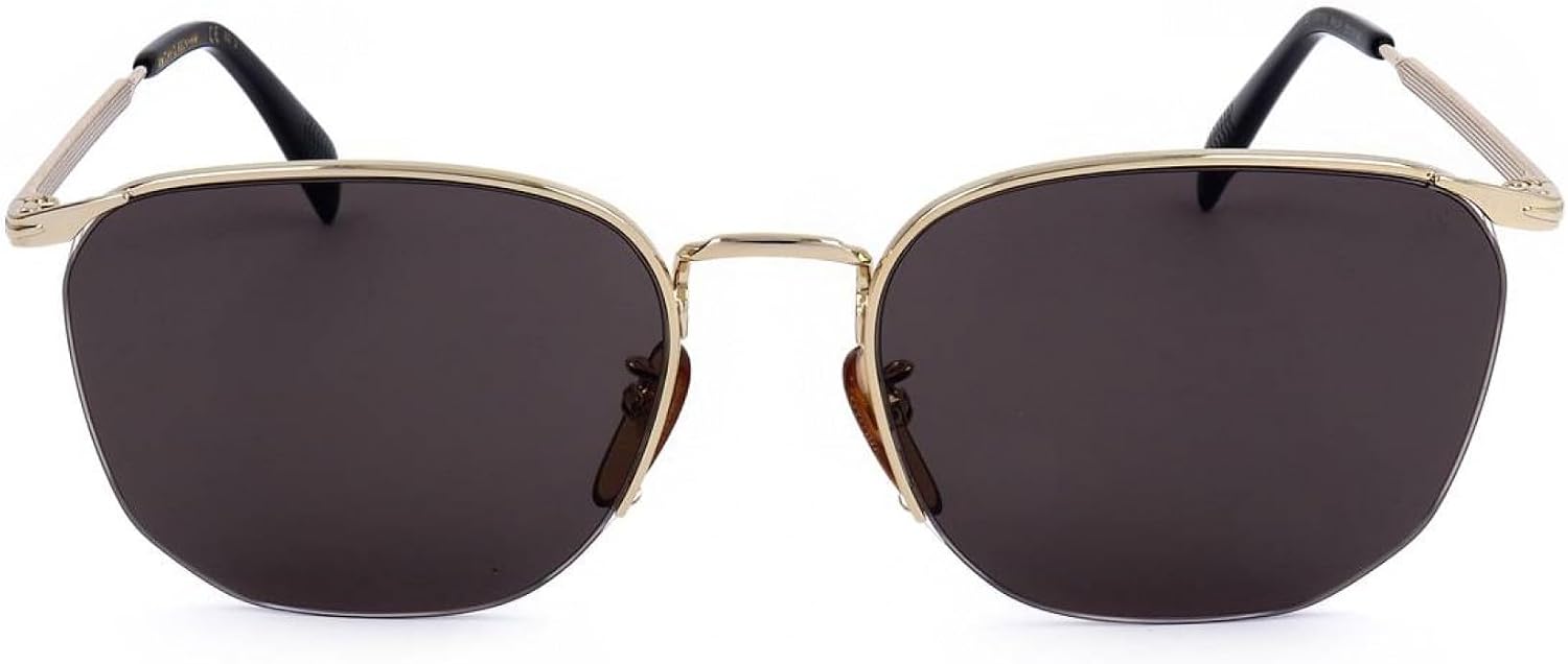 David Beckham Sunglasses - DB 1038/F/S 0RHL/IR - Gold Black/Grey Lens (58-19-145)
