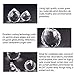 SunAngel Clear Jewelry Crystals Pendants &Chandelier Lamp Lighting Drops Prisms Hanging Glass Prisms Parts Prisms Hanging Ornaments for Home,Office,Garden Decoration(15 Packs)