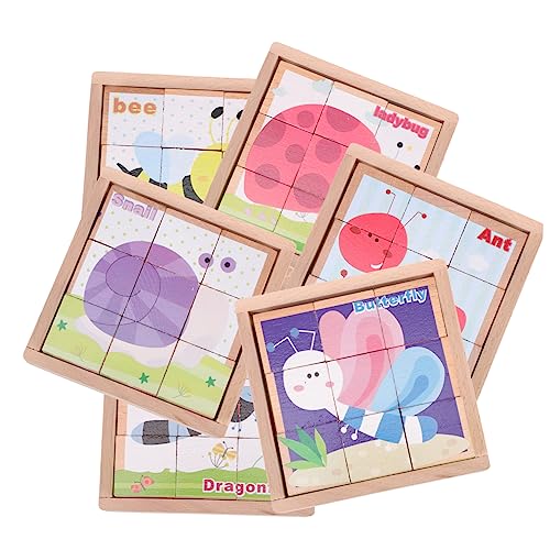 Jouets éducatifs Kisangel puzzle bois pour s'amuser en famille