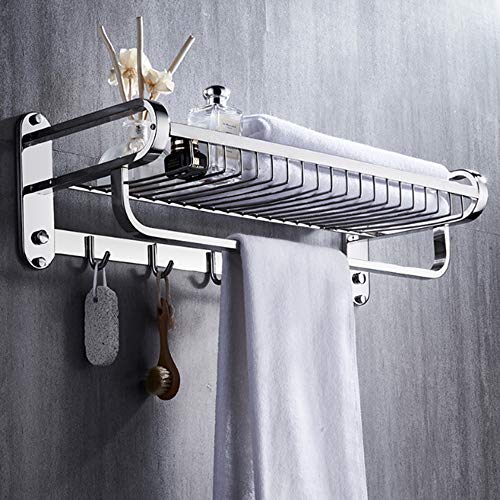 Preisvergleich Produktbild 304 Edelstahlketten-Tuchtstoff-Rack, Spiegel poliert, leicht zu reinigen und korrosionsbedenklich, 60 * 23 * 18.5CM