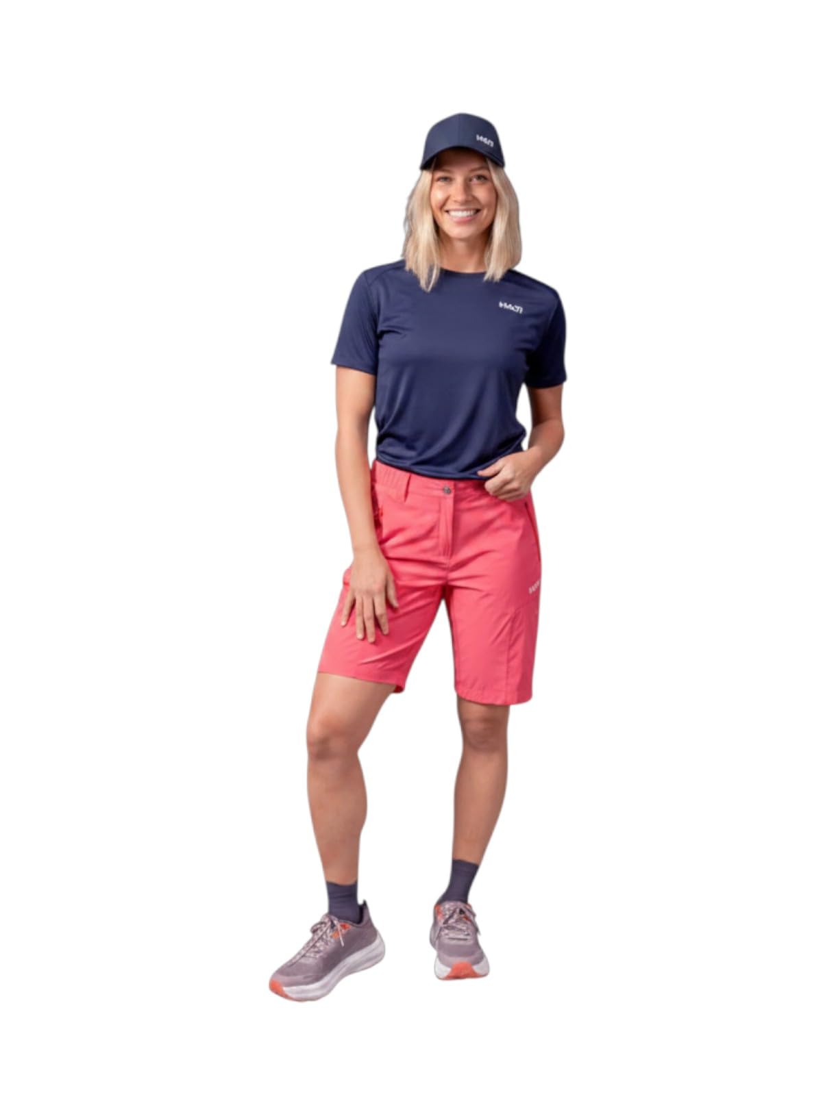 Halti Pallas Cool Damen Outdoor Stretch Shorts | Leicht, atmungsaktiv mit UV-Schutz & wasserabweisender Nachhaltigkeit, Outdoorhose, Ausrüstung, Frauen, Sportbekleidung