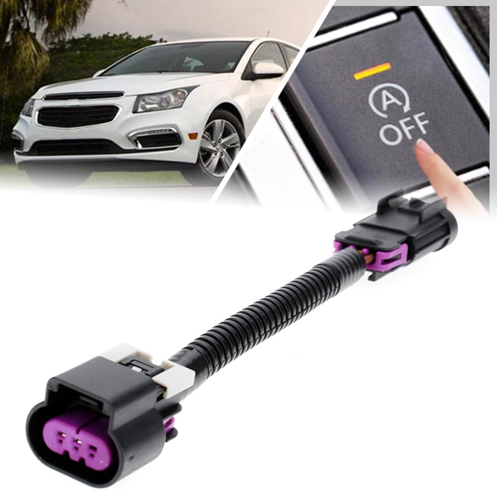 Auto Start Stop Delete/Eliminator/Disabler Wire Harness for 2016-2018 Chevy Cruze Impala Malibu Equinox Traverse Auto Stop Disable Error Free Stop-Start Bypass