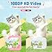 Kids Camera Instant Print: Gleeglee 1080P Instant Print Camera for Kids - Christmas Birthday Gifts for Girls Boys - Portable Toy for 3 4 5 6 7 8 9 10 Years Old, Pink Cat