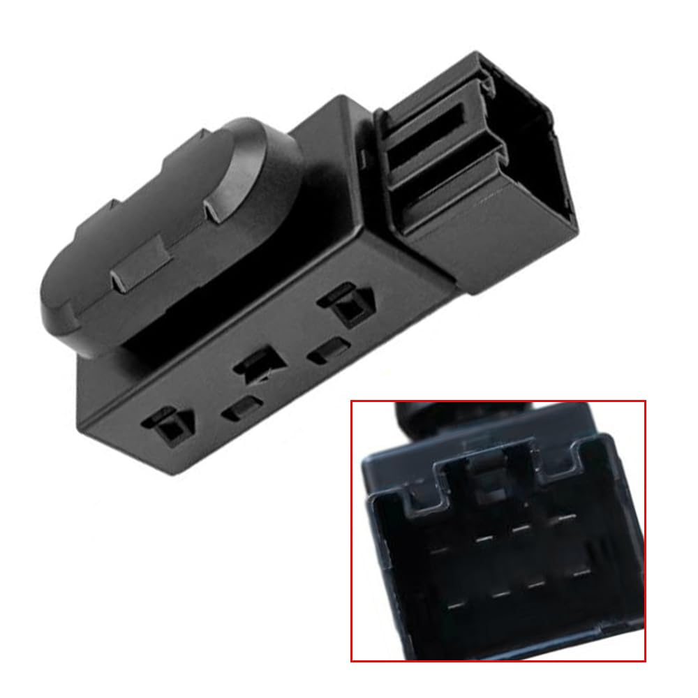 Power Seat Switch, Power Seat Control Button, Power Seat Switch Replacement with Crowbar Compatible with Ford Mustang F150 F250 F350, 5F9T-14B709-AA