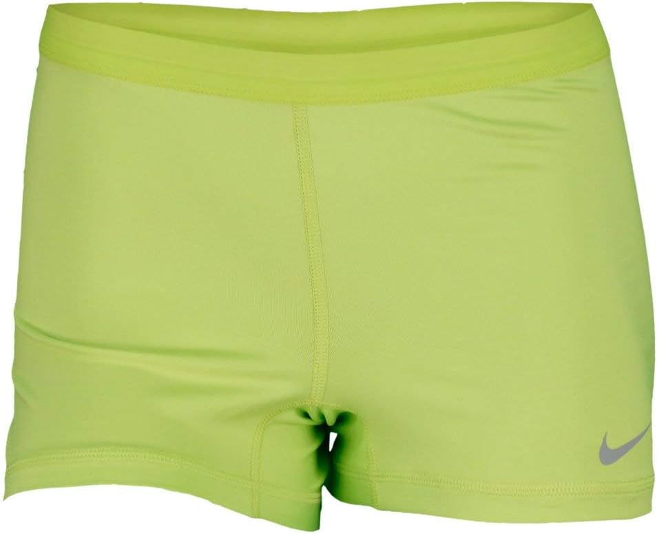 Nike Slam Tennis Short (Volt/Matte Silver, X-Large)