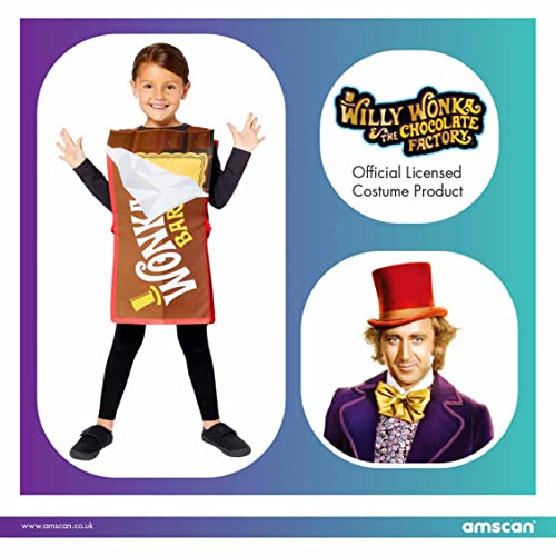 Disfraz Unisex Niños Tabard Wonka Dorado 3-7 Años miniatura 5