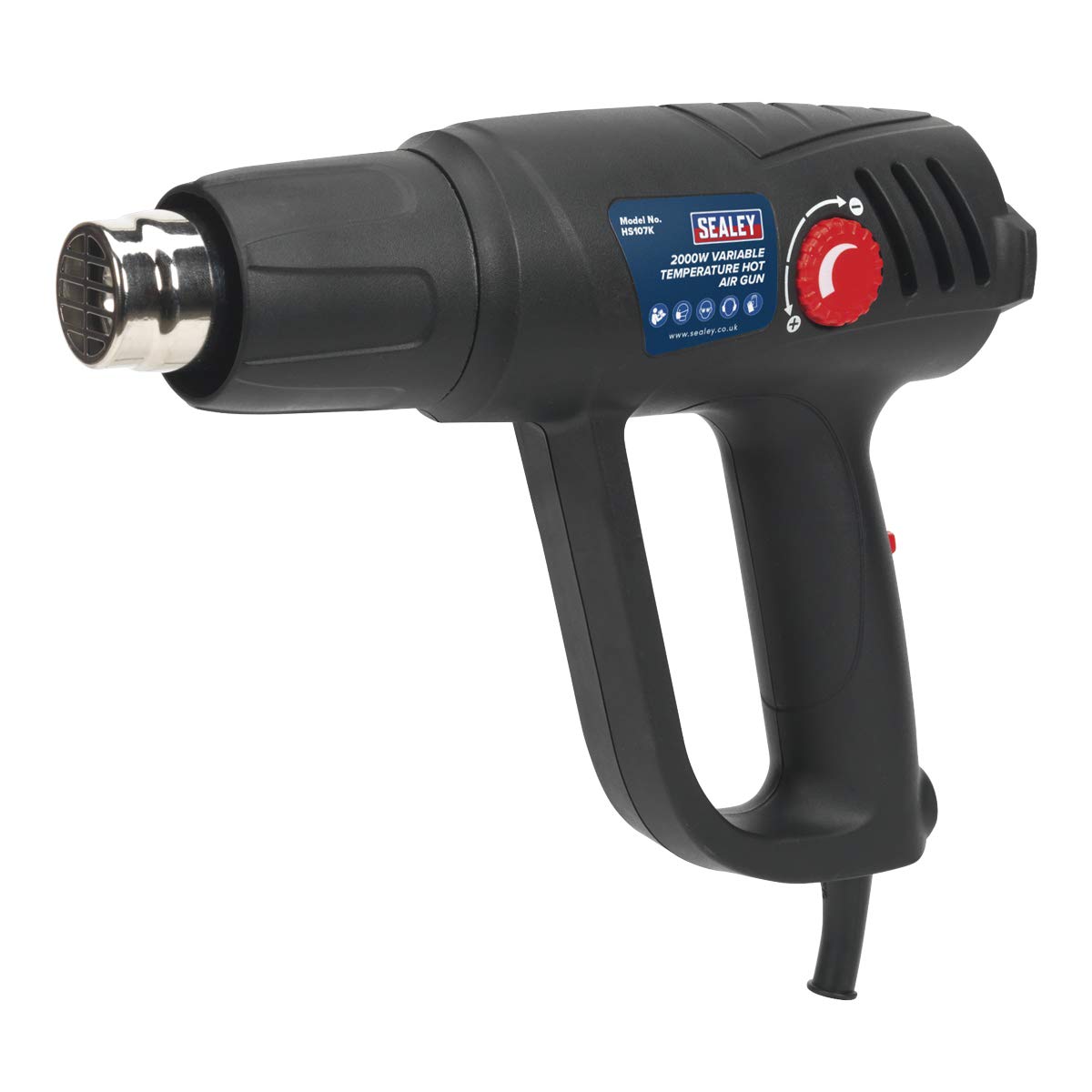 Sealey Variable Temperature Hot Air Gun Kit