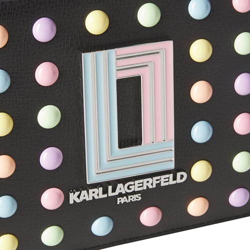 Image of KARL LAGERFELD Women's Simone Studded Camera Crossbody