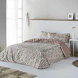 Funda Nordica Beige Zara Home COTTON ARTean Funda Nordica Reversible ARTEDO Beige Cama de 135 Cierre con Botones HIPOALERGENICA