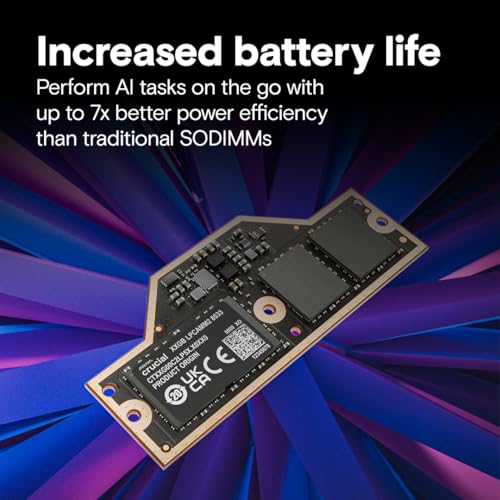 Image of Crucial LPCAMM2 8533MT /s 32GB LPDDR5 DRAM Laptop - CT32G85C2LP5X