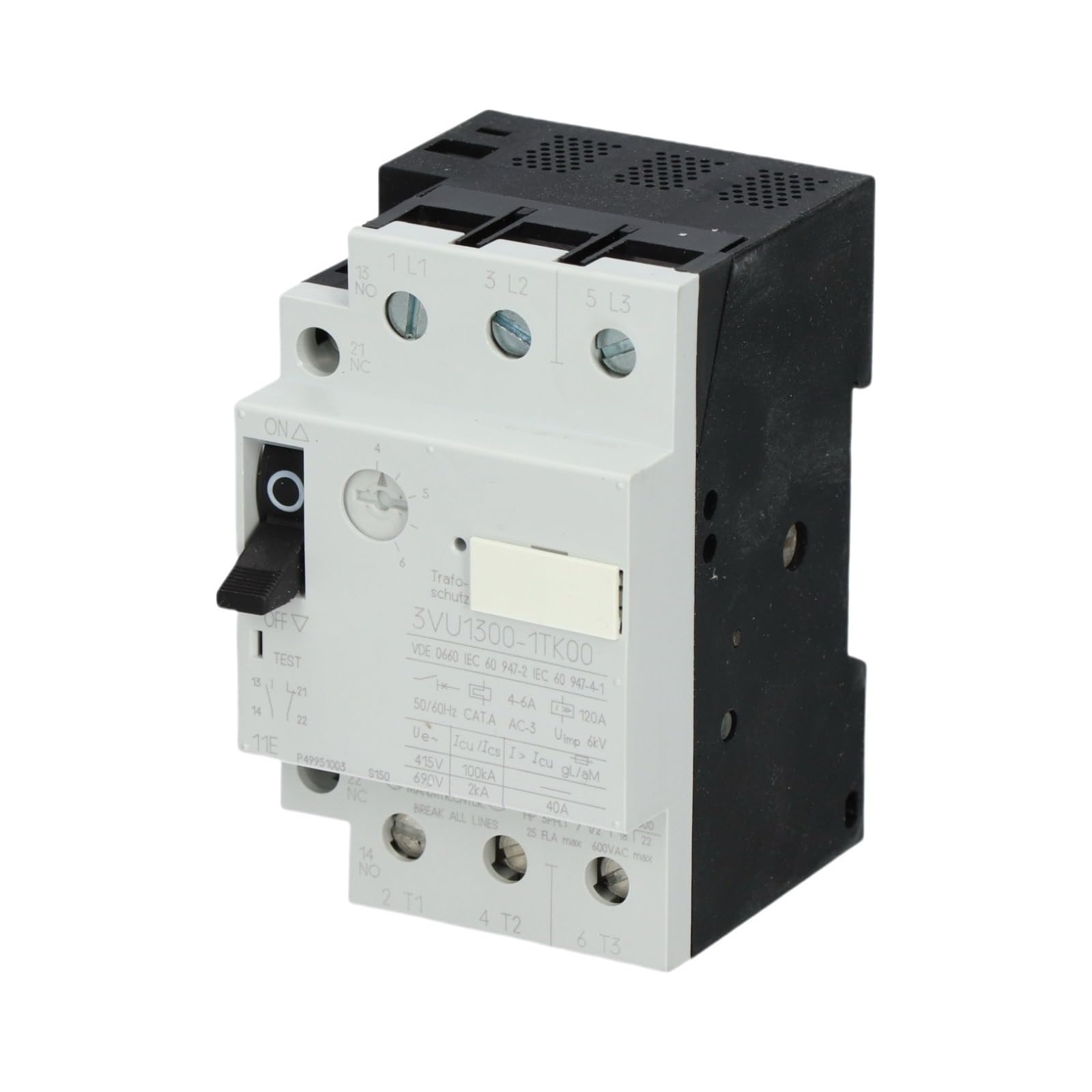 Disjoncteur 3VU1300-0ME00 boîtier plastique 3VU13001ME00 protecteur de moteur