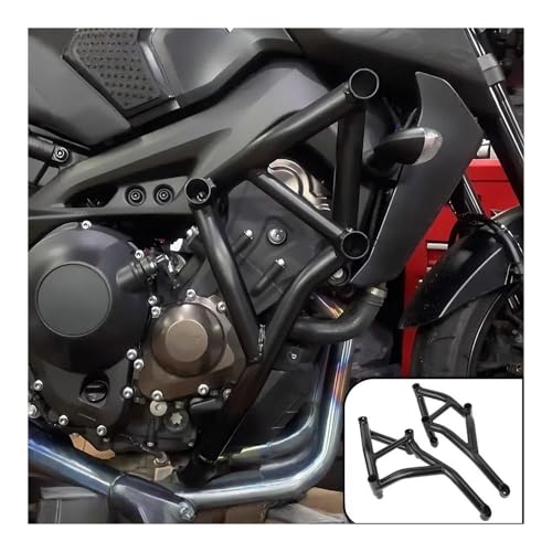 Dispositif protection noir MT-09 éviter casse carter moteur crash
