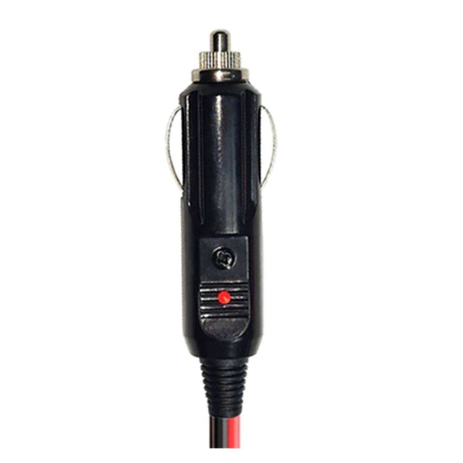 Lżejszy kabel do ładowania żeńskie złącze do zapalniczki samochodowej wtyczka męska do elektrowni generatora słonecznego 14AWG 12V 24V wytrzymały z bezpiecznikiem 20A