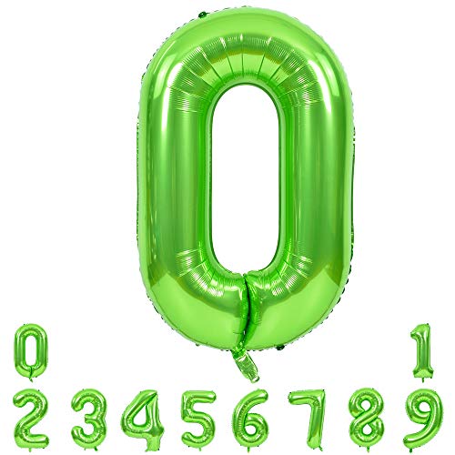 Amazon.com: TONIFUL 40 Inch Green Number 9 Balloons Large Foil 9th