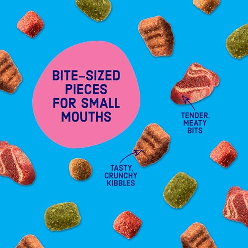Kibbles ‘n Bits Bistro Mini Bits Small Breed Dry Dog Food, Oven Roasted Beef, Spring Vegetable and Apple Flavors for Adult Dogs, 3.5 lb. Bag (Pack of 4) - Image 6
