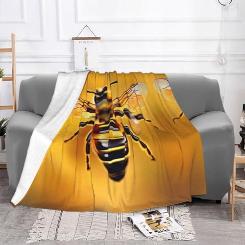 Couverture de lit en flanelle douce microfibre chaude plaid lit 101x76cm