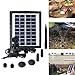 Produktbild MJLXY LED Bürstenlose Solar Teichpumpe Solar-Brunnen Wasserpumpe mit Solarpanel 9V/2.8W