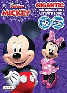 Disney Mickey Mouse & Minnie Mouse 192Page Coloring and