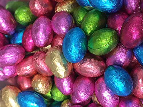 Solid Milk Chocolate Foil Easter Eggs x 500g (Approx 100 Eggs), Easter Egg Hunts & Gifts