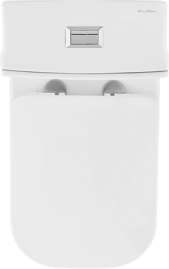 Sanitario Swiss Madison Concorde One Piece Cuadrado Dual Flush miniatura 12