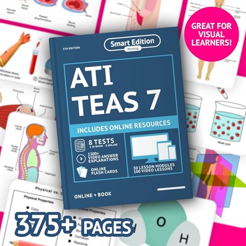 ATI TEAS 7 Study Guide 1949147886 Book Cover