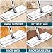 Yicotira Mop Replacement Pads Compatible with JOYMOOP Flat Mop or Mop Bucket Set - Microfiber Flat Mop Pads for All 13