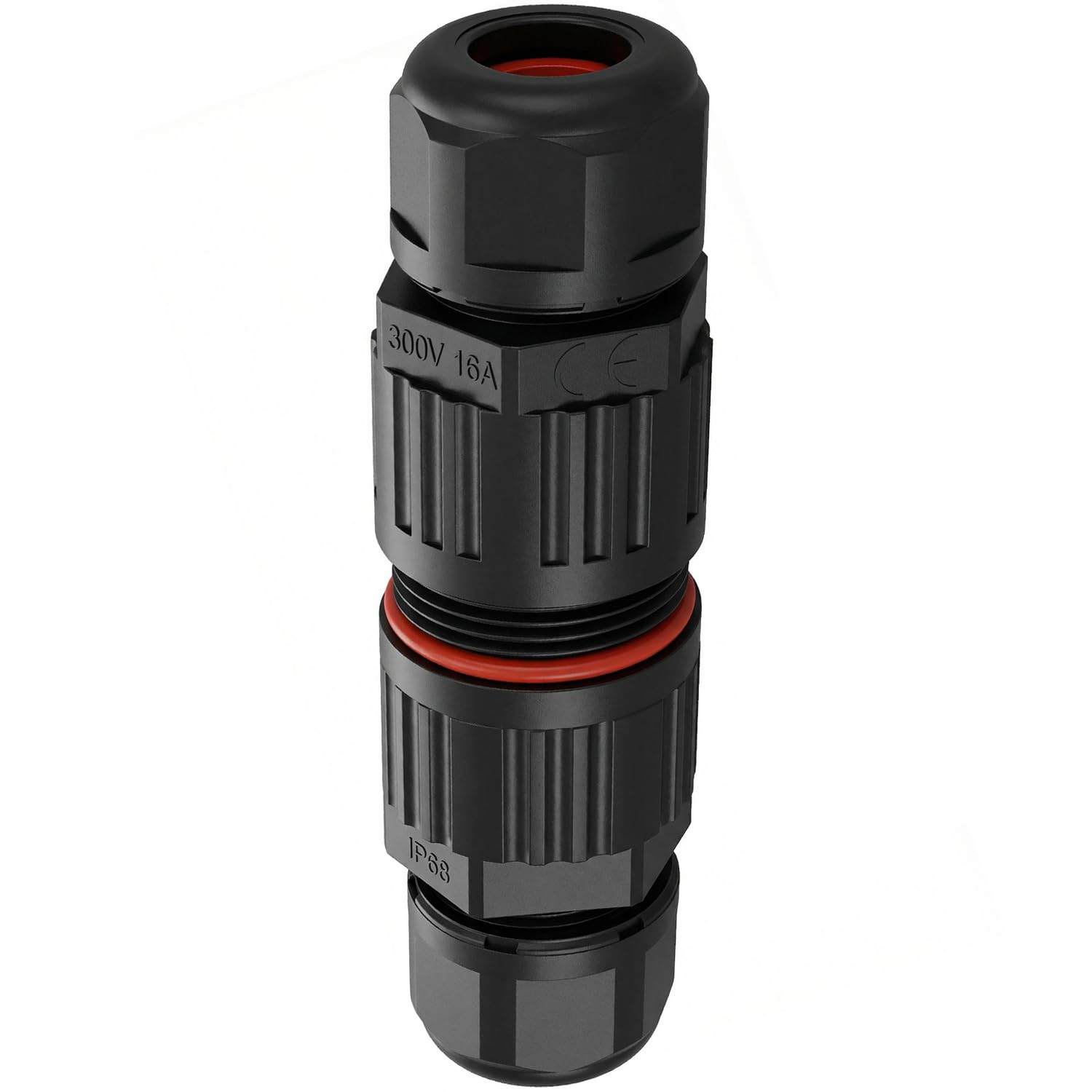 IP68 Waterproof Digital TV Joiner for Fixing or Repairing Damaged Outdoor External or Underground TV Broadband Modem Freeview Cable Screw Together Coupler for RG6 RG7 RG59 WF65 Wire Leads