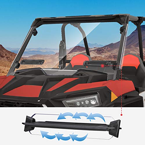 Kemimoto Xp 4 1000 Nerf Bars Rock Sliders Windshield With Adjustable Vents Compatible With 2019 2020 2021 2022 2023 Polaris Rzr Xp 1000/4 1000 Rzr Xp 1000 Windshield #TOP2