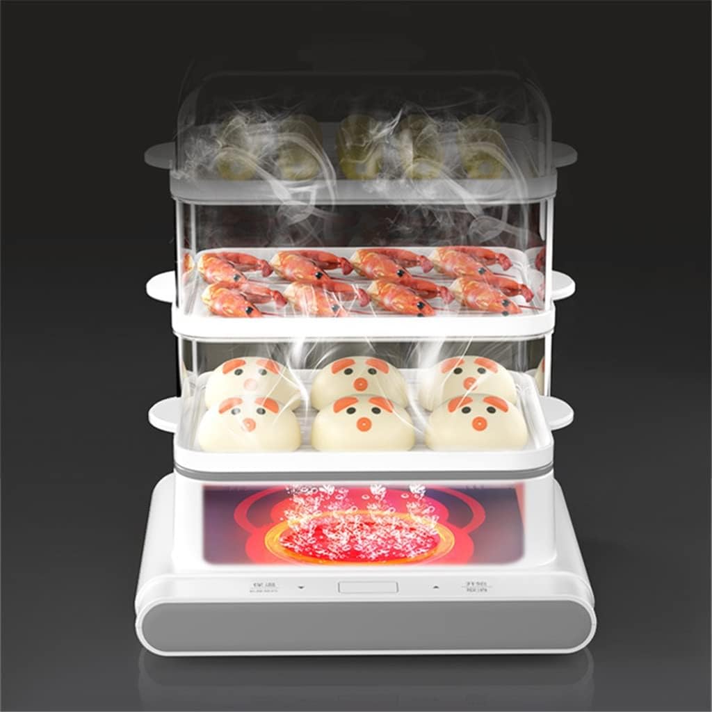 220V Electric Food Steamers Electric Steamer Steam Pot Home 12L Three-layer Multi-function Steam Box