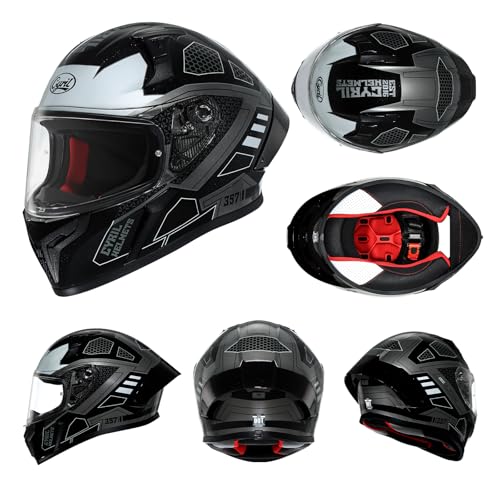 CYRIL Full Face Motorcycle Helmet DOT Approved for Adults, Street Racing by CYRIL - Used condition - Image 4