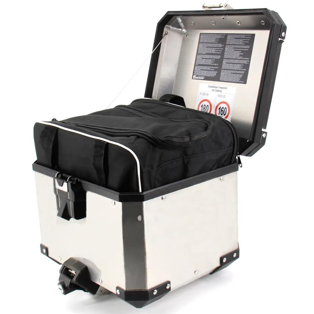 Generico Borsa interna per bagagli moto a 3 parti espandibile sella versatile con tracolla in nylon compatibile R1200GS