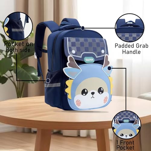 Image of Tinytot 22 Litre 17-Inch Waterproof Large School Bag for Boys & Girls, Kids School Bag, School Backpack for Girls and Boys, for Kids, Ideal for Children