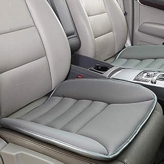 Big Ant Seat Cushion, Memory Foam Car Seat Cushion,Soft Driver Seat Pad, Non Slip Car Seat Protector Comfort Universal for Home Car Office Chair Use (Grey-1Pack)